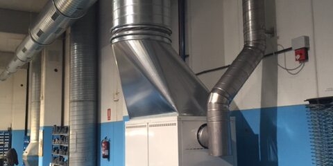 Proyecto Optimfred Calefacción de nave industrial con chapa helicoidal
