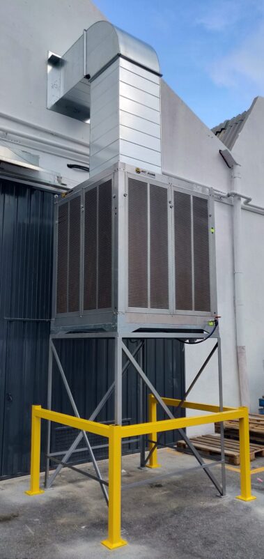 Proyecto Optimfred Refrigeración de nave industrial con evaporativo